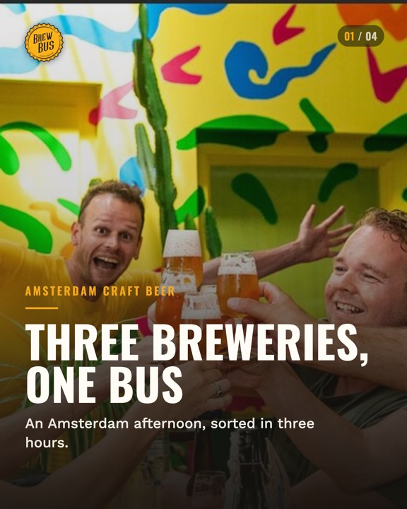Brew Bus Amsterdam carousel